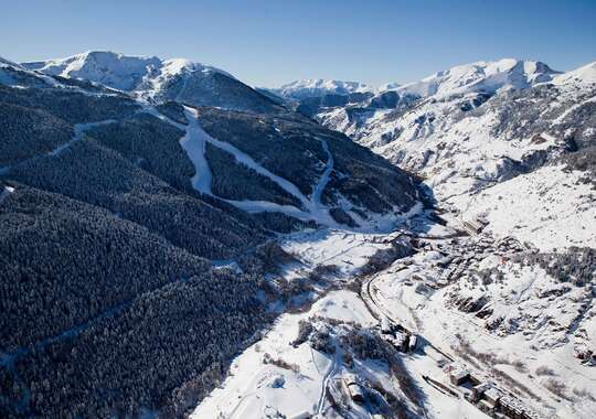 Sammenhængende ski-system i 2000 m/h