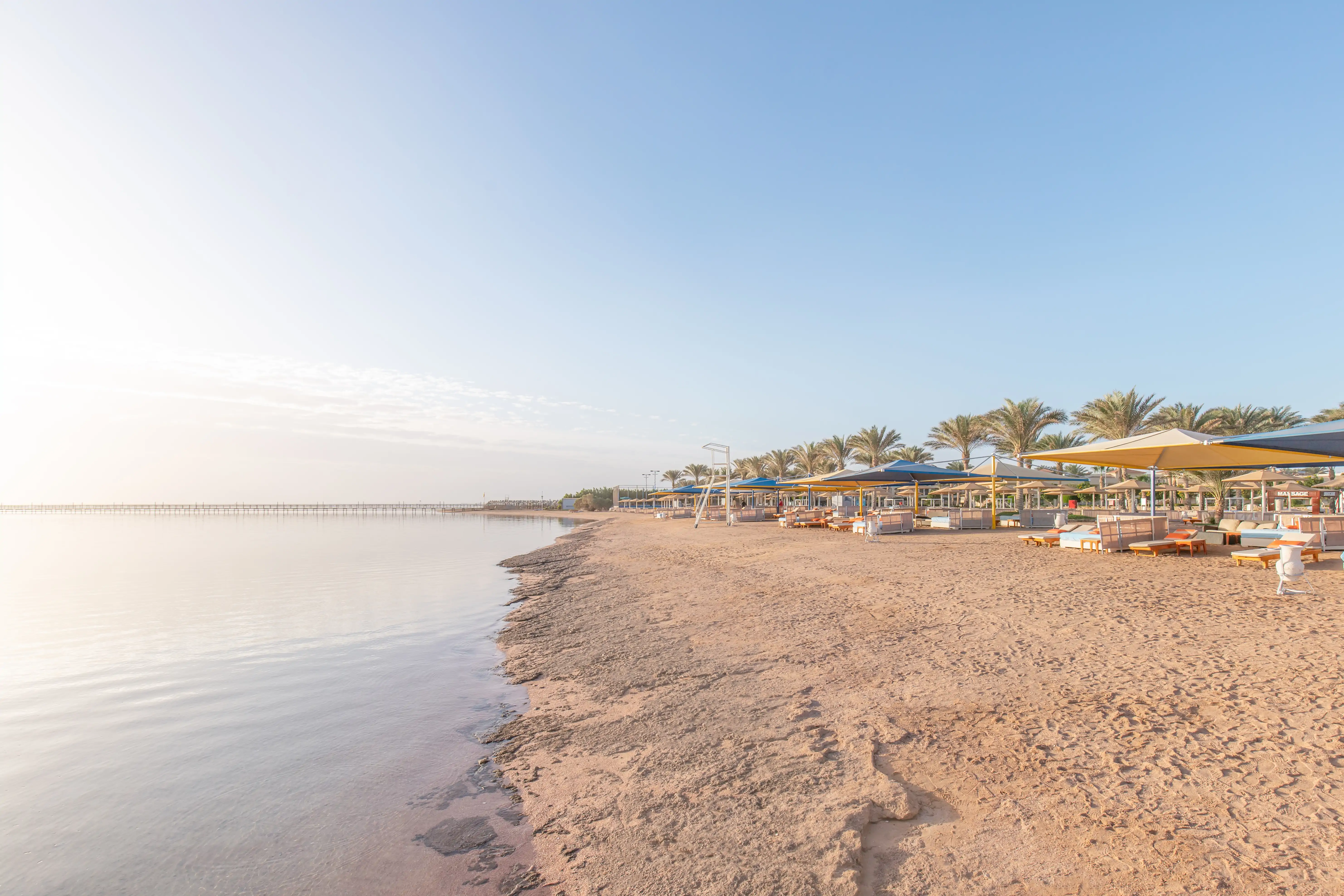 Sandstrand på hotel i Sharm el Sheikh