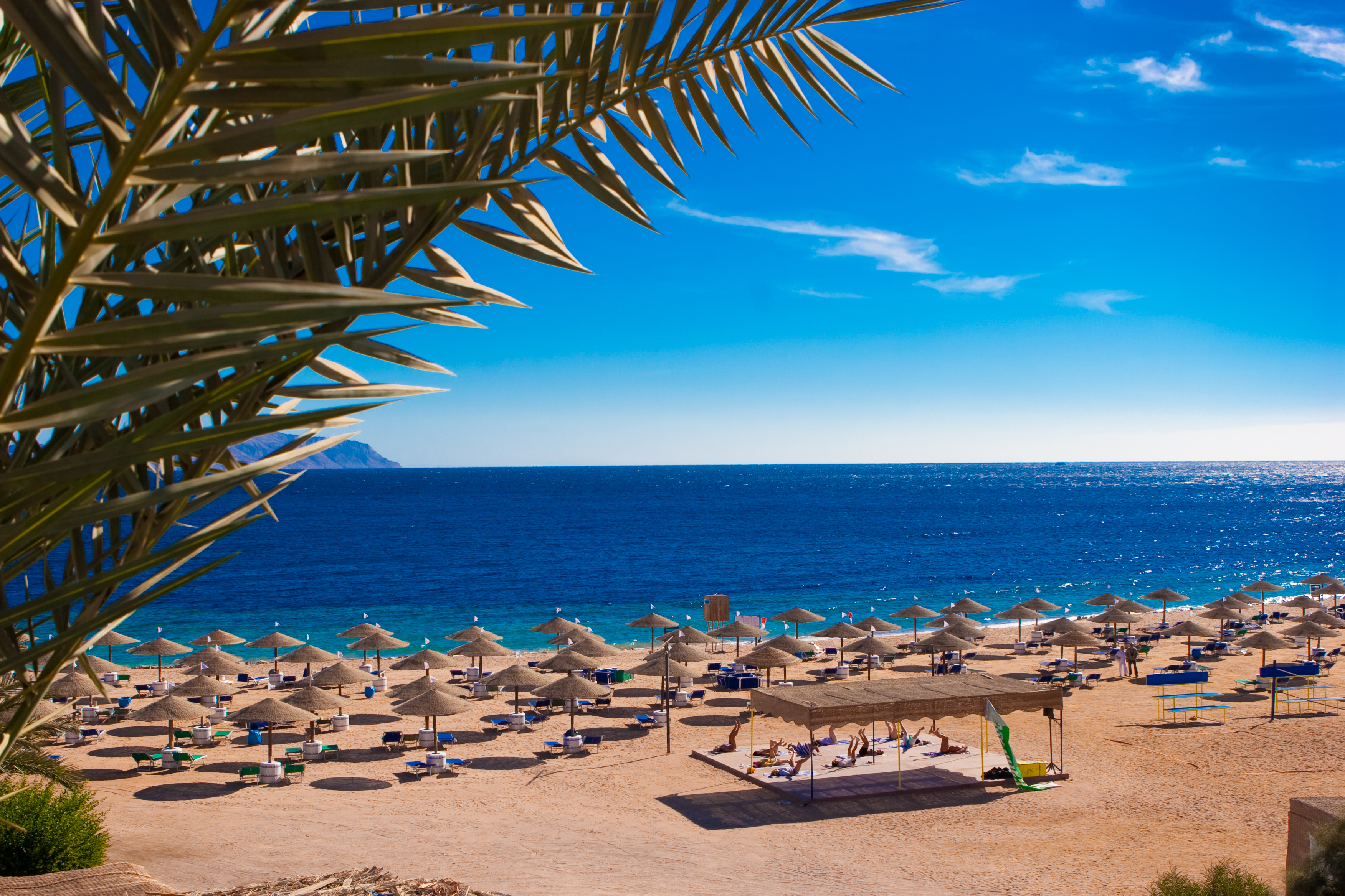 Flot strand i Sharm el Sheikh, Egypten