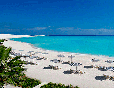 Marassi strand ved Middelhavet