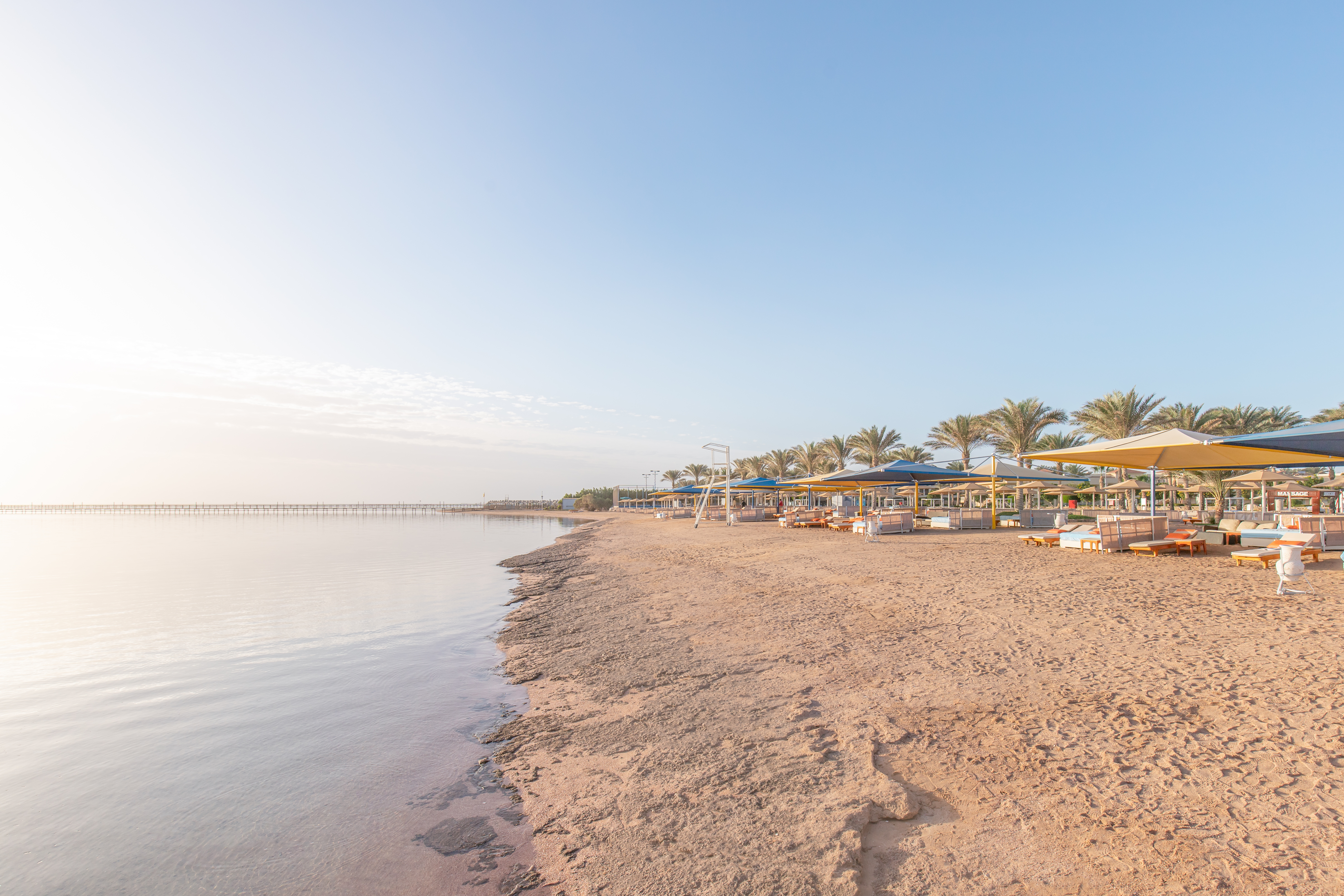 Sandstrand på hotel i Sharm el Sheikh